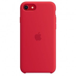 Capa em silicone para iPhone SE (2020/2)- Vermelho (PRODUCT)RED