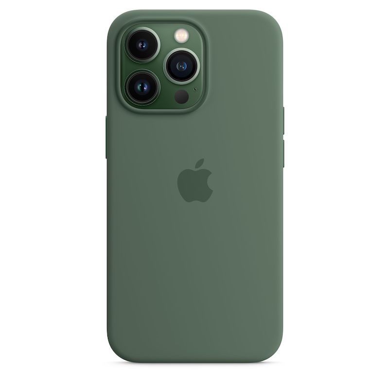 Capa em silicone com MagSafe para iPhone 13 Pro - Eucalipto