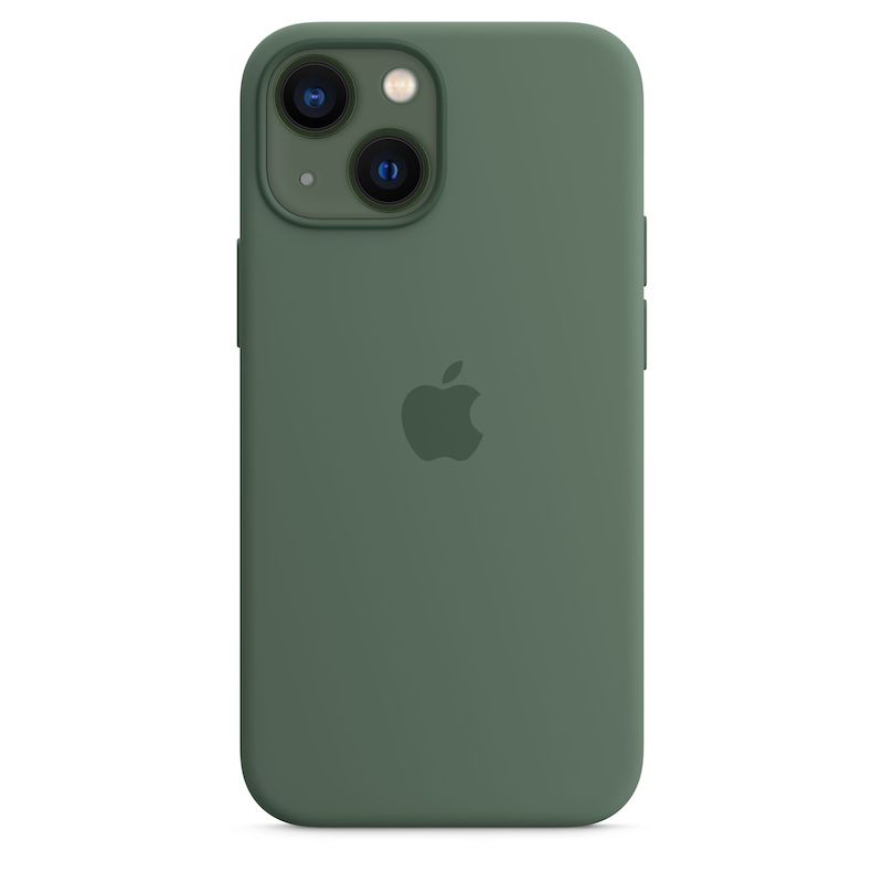 Capa em silicone com MagSafe para iPhone 13 mini - Eucalipto