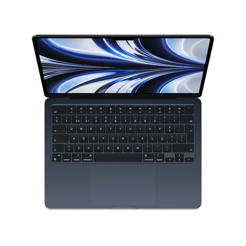 MacBook Air 13.6 M2 8C GPU/8GB/256GB - Meia-noite