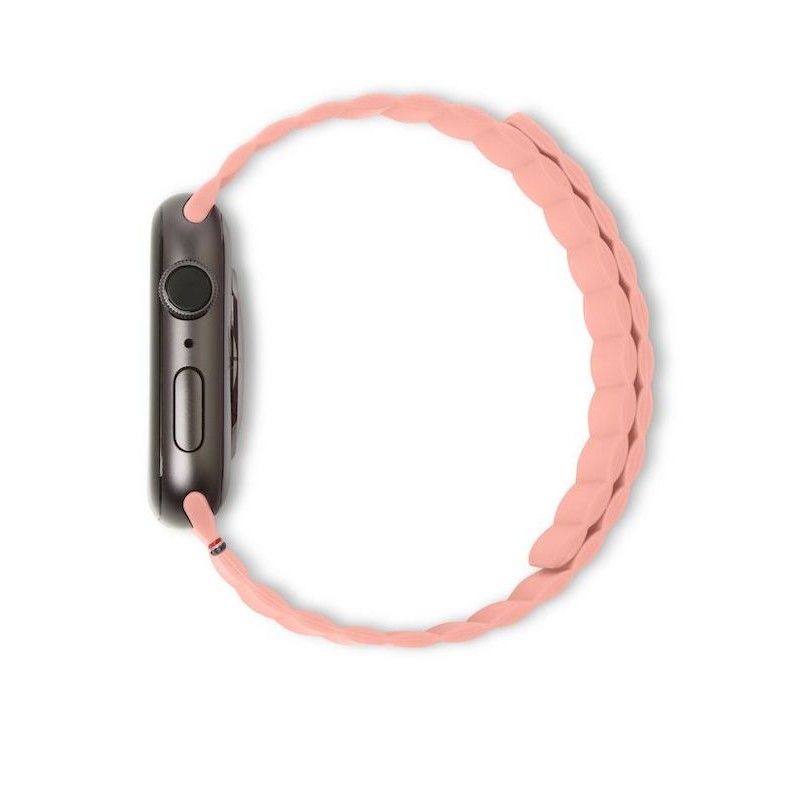 Bracelete Silicone DECODED Magnetic Traction 42-45 mm - Peach Pearl