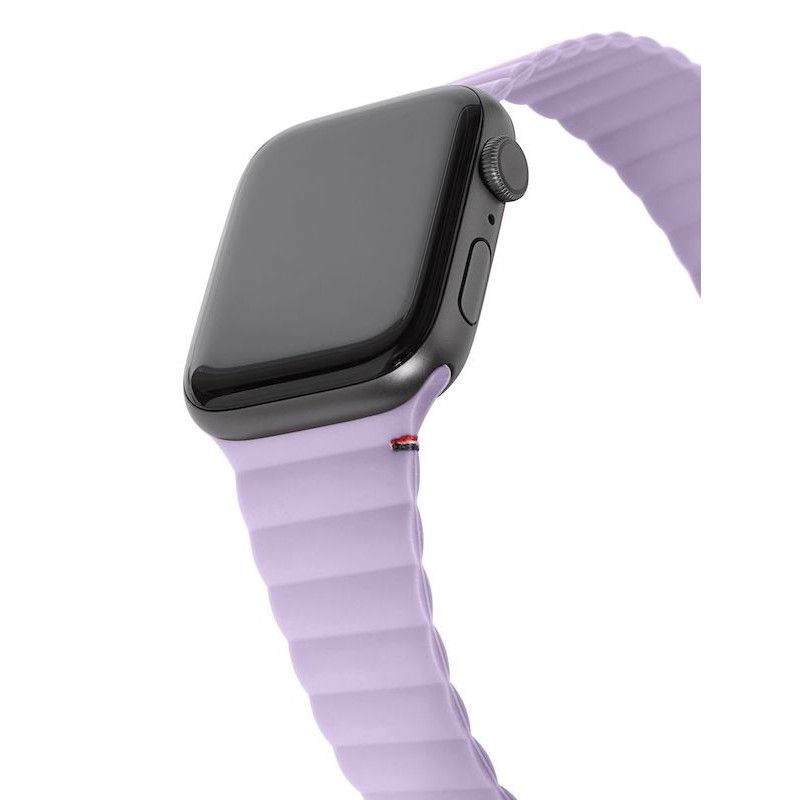 Bracelete Magnética DECODED Silicone Traction para Apple Watch 42 a 45 mm - Lavender