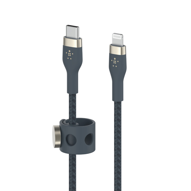 Cabo Belkin Boost Charge Pro Flex Braided Silicone USB-C para Lightning 2 m - Azul