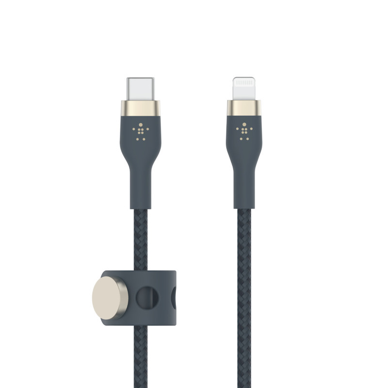 Cabo Belkin Boost Charge Pro Flex Braided Silicone USB-C para Lightning 2 m - Azul