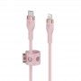Cabo Belkin Boost Charge Pro Flex Braided Silicone USB-C para Lightning 2 m - Rosa
