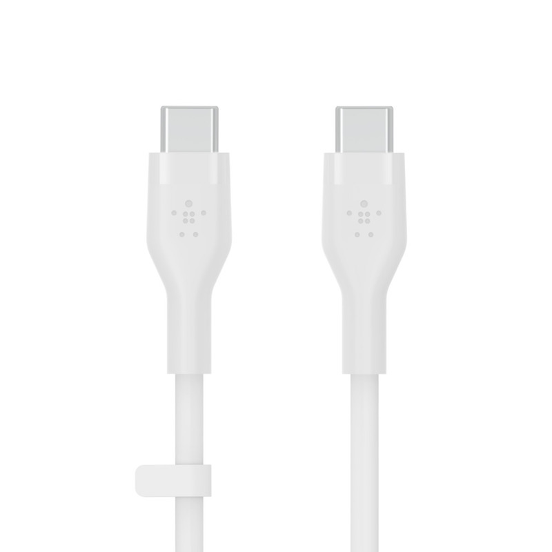 Cabo Belkin Boost Charge Flex Silicone USB-C para USB-C 2 m - Branco