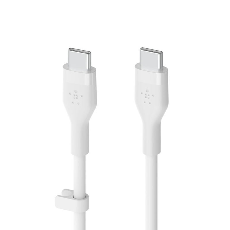 Cabo Belkin Boost Charge Flex Silicone USB-C para USB-C 2 m - Branco