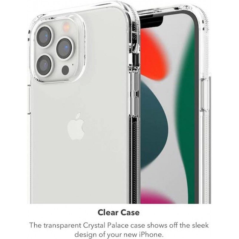 Capa para iPhone 13 Pro Max GEAR4 D3O Crystal Palace – Transparente