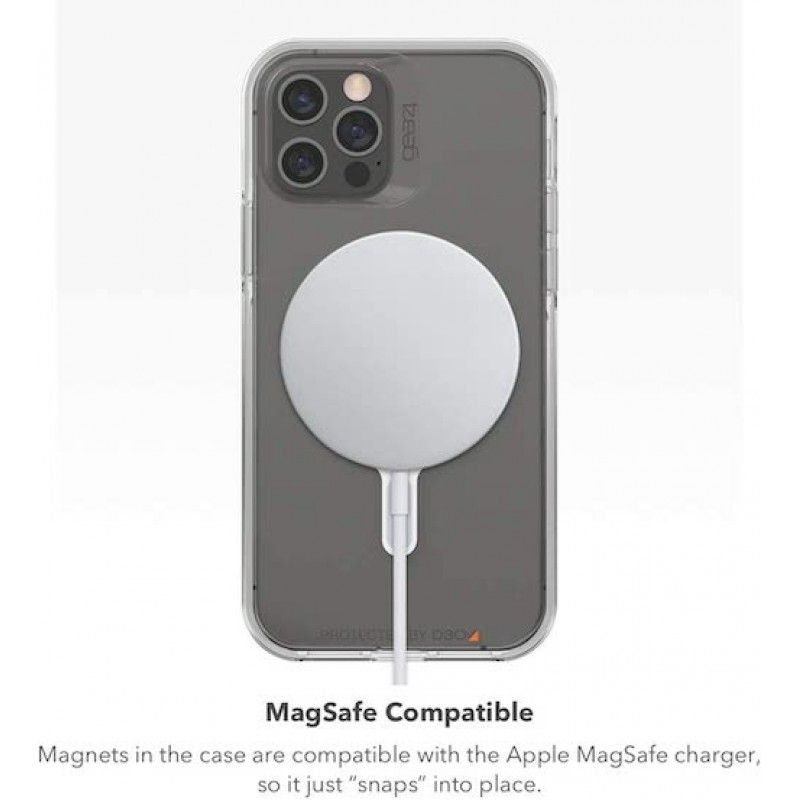 Capa para iPhone 13 Pro Max GEAR4 D3O Crystal Palace Snap – Transparente