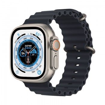 Apple Watch Ultra, GPS+Cell 49 mm - Titanio/Bracelete Ocean Preto