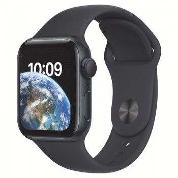 Apple Watch SE, GPS 40 mm - Meia noite/Bracelete Meia noite