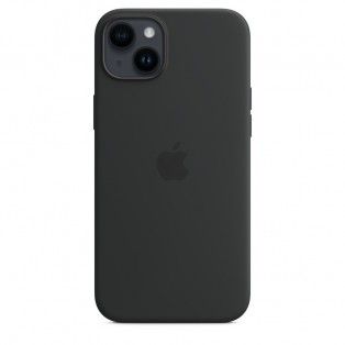 Capa em silicone com MagSafe para iPhone 14 Plus - Meia-noite