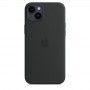 Capa em silicone com MagSafe para iPhone 14 Plus - Meia-noite