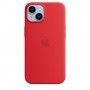 Capa em silicone com MagSafe para iPhone 14 - Vermelha (PRODUCT)RED