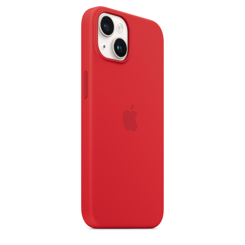 Capa em silicone com MagSafe para iPhone 14 - Vermelha (PRODUCT)RED