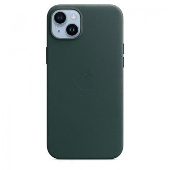Capa em pele com MagSafe para iPhone 14 Plus - Verde floresta