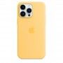 Capa em silicone com MagSafe para iPhone 14 Pro Max - Amarelo solar