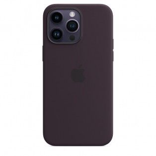 Capa em silicone com MagSafe para iPhone 14 Pro Max - Sabugueiro