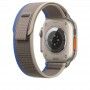 Bracelete Loop Trail para Apple Watch de 44 a 49mm (S/M) - Cinza/azul