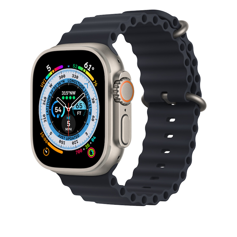 Bracelete Loop Ocean para Apple Watch de 44 a 49mm - Meia-noite