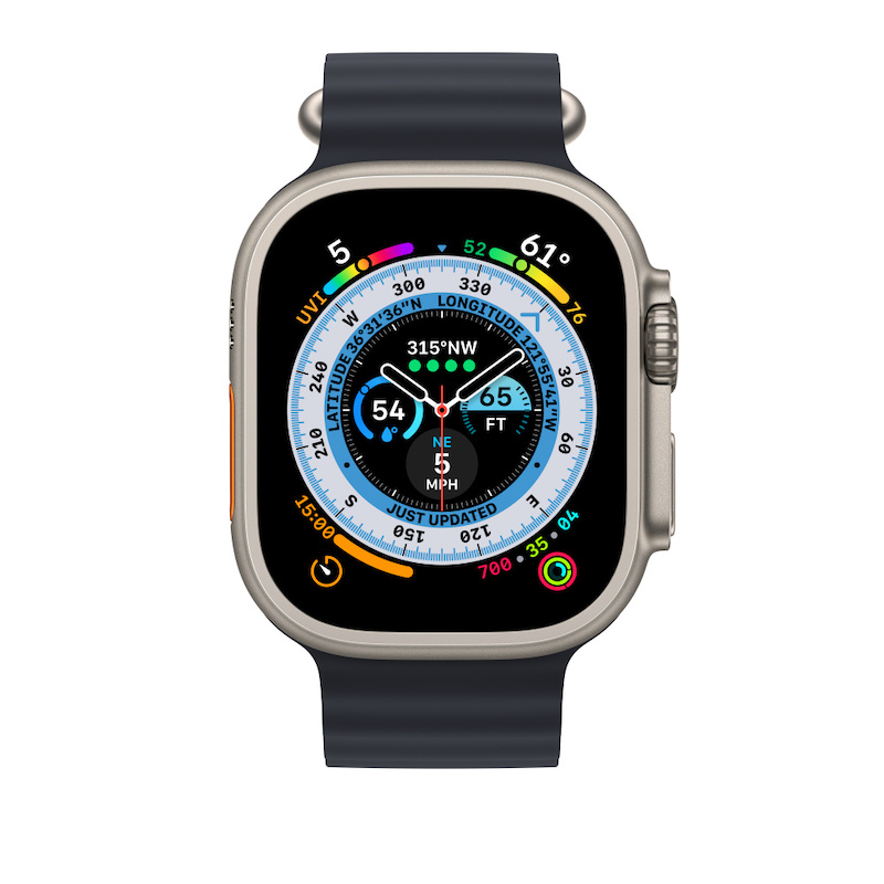 Bracelete Loop Ocean para Apple Watch de 44 a 49mm (extenção) - Meia-noite