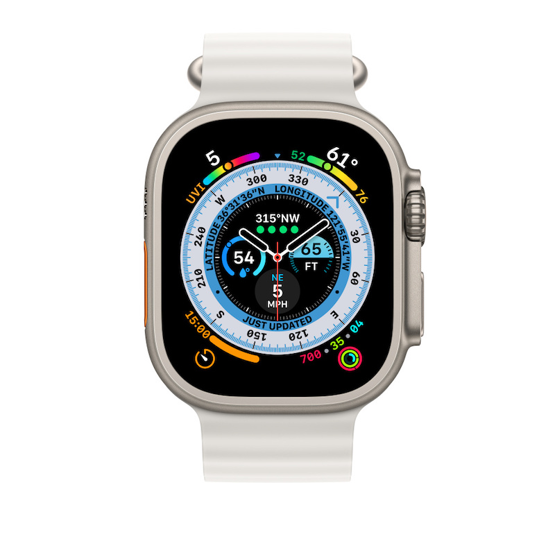 Bracelete Loop Ocean para Apple Watch de 44 a 49mm - Branco