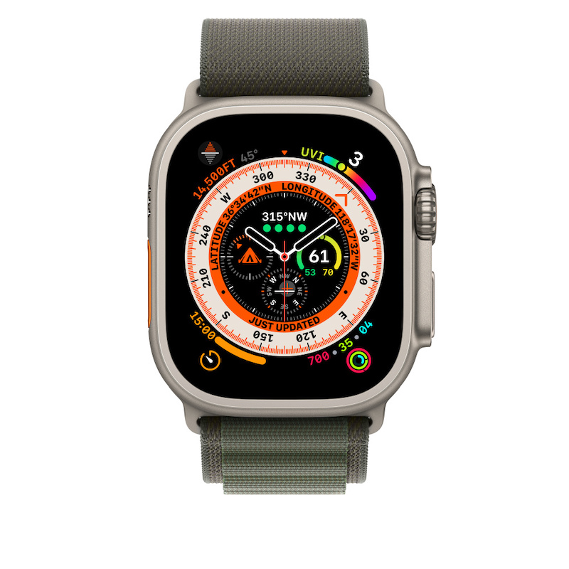Bracelete Loop Alpine para Apple Watch de 44 a 49mm (grande) - Verde