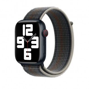 Bracelete Loop desportiva para Apple Watch de 42 a 49mm - Meia-noite
