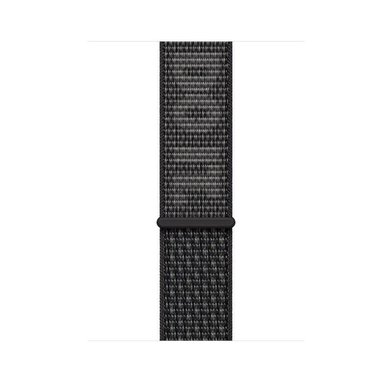 Bracelete Loop desportiva Nike para Apple Watch de 42 a 49mm - Preto/Branco-cume