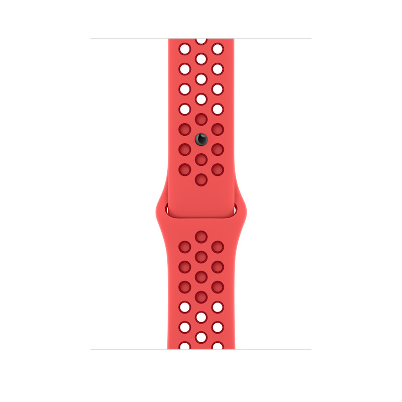 Bracelete desportiva Nike para Apple Watch de 42 a 49 mm - Carmesim-vivo/Gym Red
