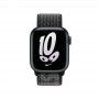 Bracelete loop desportiva Nike para Apple Watch 39 a 41mm - Branco cume/preto