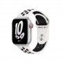 Bracelete desportiva Nike para Apple Watch de 38 a 41 mm - Branco-cume/preto