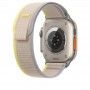 Bracelete Loop Trail para Apple Watch de 44 a 49mm (M/L) - Amarelo/bege