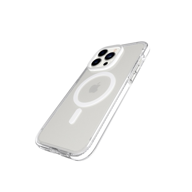Capa para iPhone 14 Pro Max TECH21 Evo Crystal com MagSafe - Branco