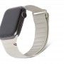 Bracelete magnética em pele para Apple Watch 38 a 41 mm - Barro