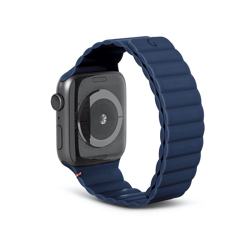 Bracelete Magnética DECODED Silicone Traction para Apple Watch 42 a 45 mm - Matte Navy