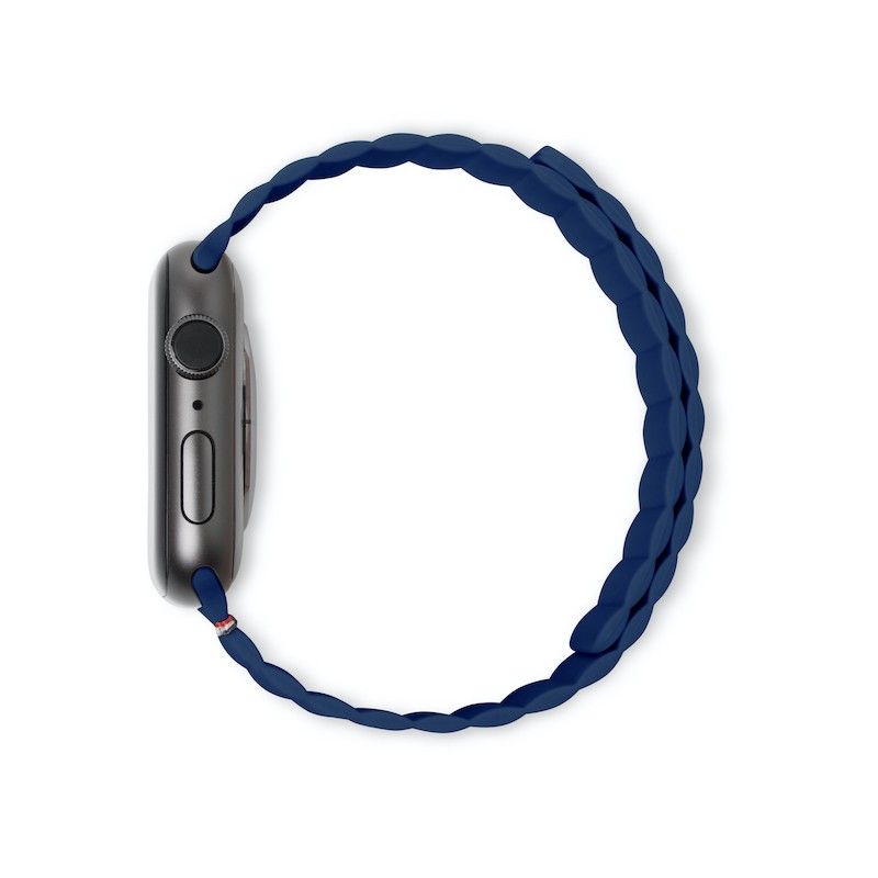 Bracelete Magnética DECODED Silicone Traction para Apple Watch 42 a 45 mm - Matte Navy