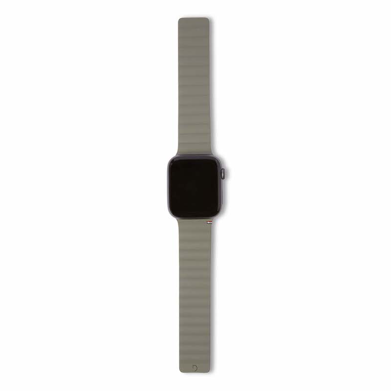 Bracelete Magnética DECODED Silicone Traction para Apple Watch 42 a 49 mm - Oliva