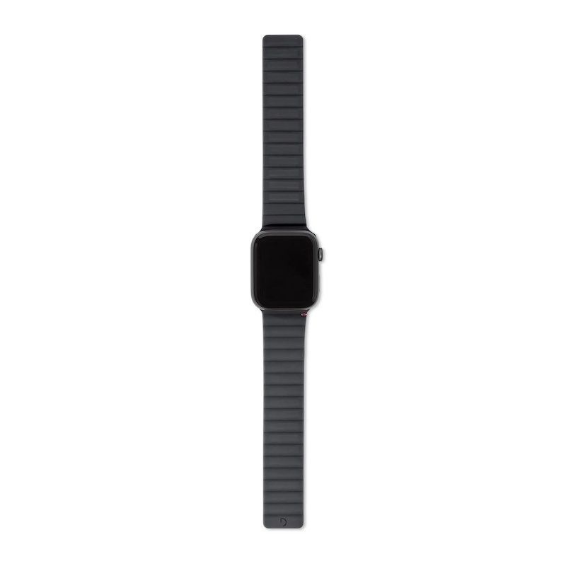 Bracelete magnética em silicone para Apple Watch 38 a 41 mm - Carvão