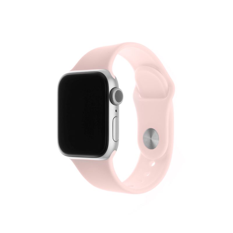 Bracelete Apple Watch FIXED em silicone 38 a 41 mm - Rosa