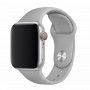 Bracelete Apple Watch FIXED em silicone 42 a 49 mm - Cinzento claro