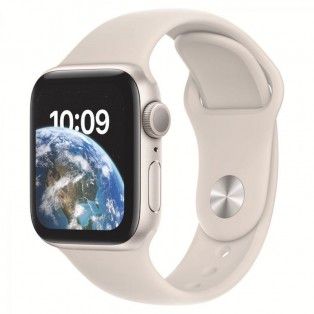 Apple Watch SE, GPS 40 mm - Luz das estrelas/Bracelete Luz das estrelas -- CAIXA ABERTA