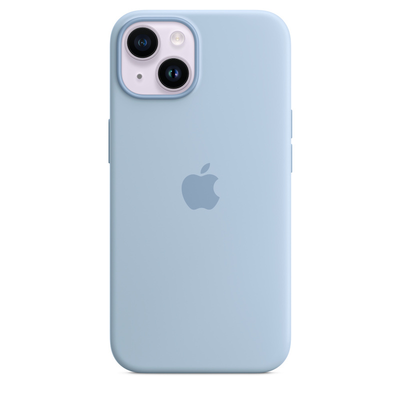 Capa em silicone com MagSafe para iPhone 14 - Céu