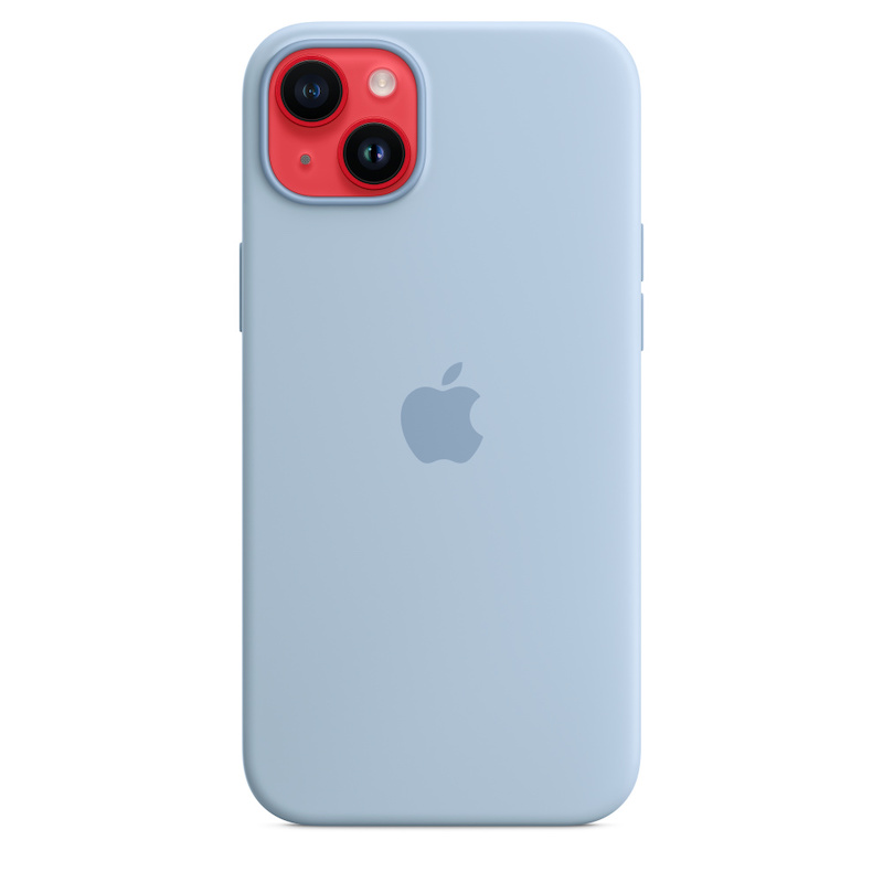 Capa em silicone com MagSafe para iPhone 14 Plus - Céu