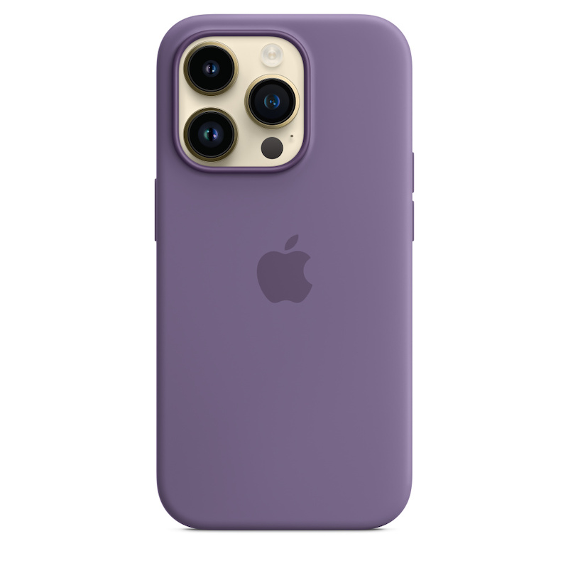 Capa em silicone com MagSafe para iPhone 14 Pro - Iris