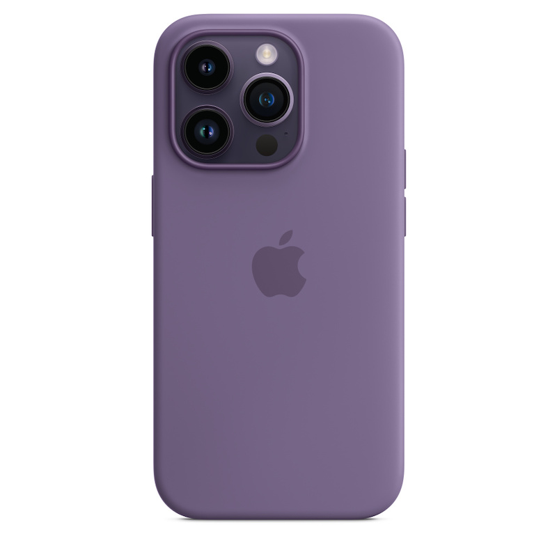Capa em silicone com MagSafe para iPhone 14 Pro - Iris
