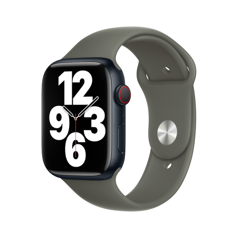 Bracelete desportiva para Apple Watch 42 a 49 mm - Azeitona