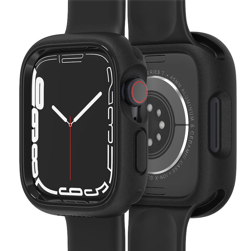 Capa de proteção para Apple Watch 8/7 de 45 mm (relógio)- Preto