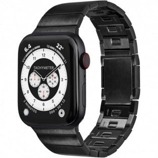 Bracelete para Apple Watch Laut Links 2.0, 42 a 49 mm- Preto