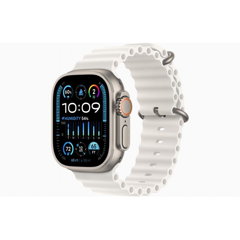 Apple Watch Ultra 2, GPS+Cell 49 mm - Titânio/Branco Oceano